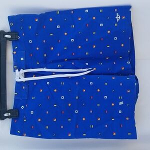 Dockers Swim Shorts Slim Fit Blue Patternen 32